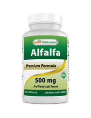 Alfalfa Green (500 mg, 180 caps), Best Naturals