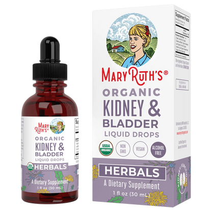 Gotas líquidas de mezcla de hierbas orgánicas para riñón y vejiga (30ml) / Kidney & Bladder Drops, (1oz)