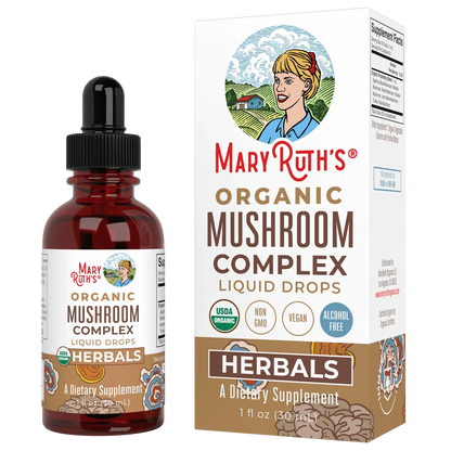 OFERTA 50% Hongos Orgánicos, Liquido (1 fl oz/30ml), Mary Ruth´s