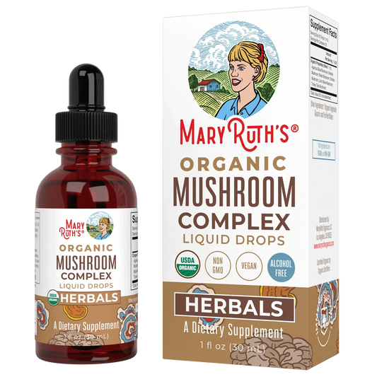OFERTA 50% Hongos Orgánicos, Liquido (1 fl oz/30ml), Mary Ruth´s