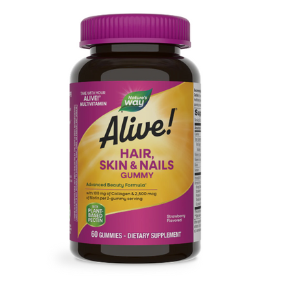 CC Alive!® Cabello, Piel y Uñas (60 gomitas), Nature's Way