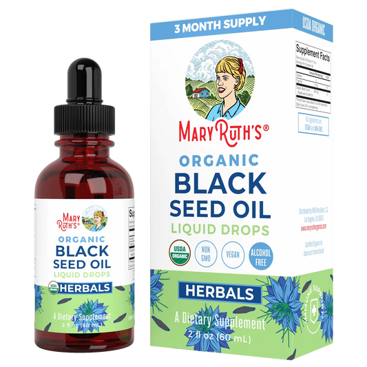Gotas Líquidas de Aceite de Semilla Negra Orgánica (60ml) / Black Seed Oil Drops, Org, (2oz)