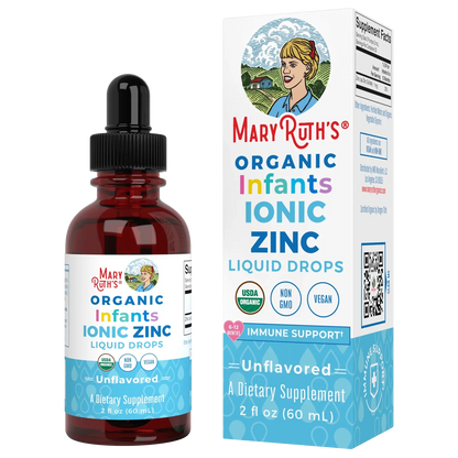 Zinc Líquido Infantil Orgánico (60ml) / Infant Zinc Drops, Unflavored, Org, 2 oz