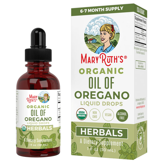Gotas Líquidas de Aceite de Orégano Orgánico (30ml)/ Oil of Oregano Drops, Org, (1oz)