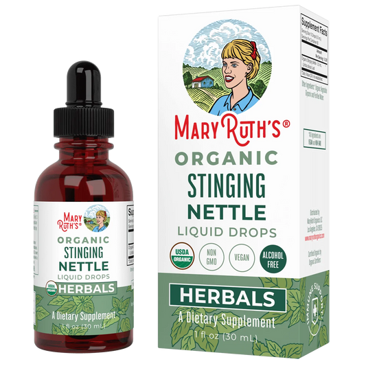 Gotas Líquidas de Hoja de Ortiga Orgánica (30ml) / Stinging Nettle Drops, Org, (1oz)