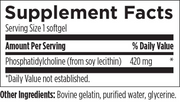 Fosfatidilcolina (180 softgels), Salud Óptima, Designs for Health