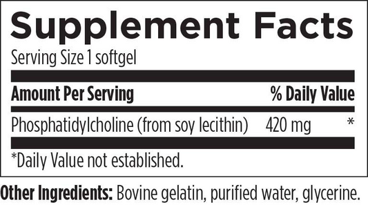 Fosfatidilcolina (180 softgels), Salud Óptima, Designs for Health