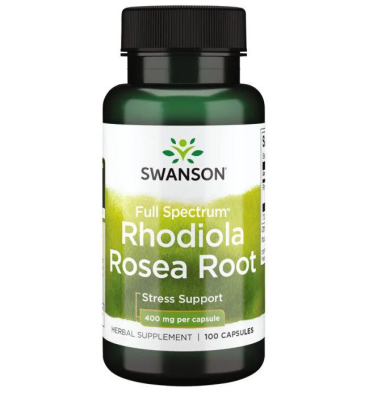 Raíz de Rhodiola Rosea 400mg (100 caps) / Rhodiola Rosea Root 400mg (100 caps)