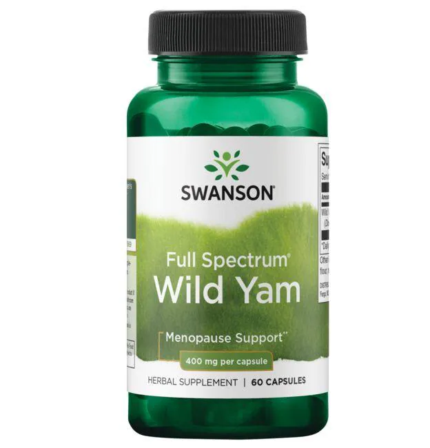 Swanson Full Spectrum Wild Yam 400 miligramos, 60 cápsulas