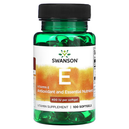 OFERTA 25% Vitamina E, 400 IU ,268 mg ( 100 softgels), Swanson