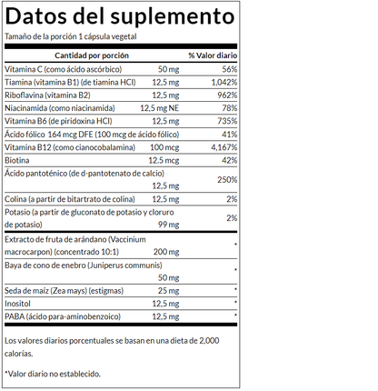 Apoyo Riñón-Tracto Urinario (60 vcaps) / Kidney Essentials (60 vcaps)