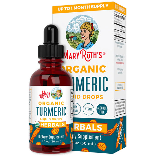 Gotas de hierbas de cúrcuma orgánica (30ml) / Turmeric Drops, Org, (1oz)