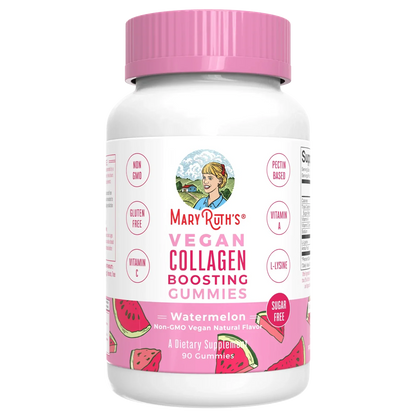 Gomitas potenciadoras de colágeno/ Collagen Boosting Gummies, Watermelon, 90 ct