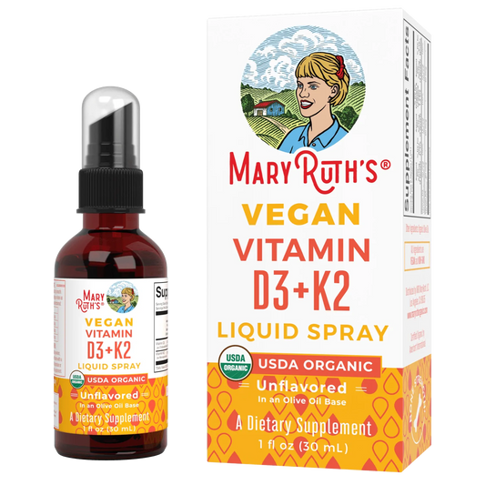 Spray Orgánico D3 + K2 (30ml) / Vitamin D3+K2 Spray, Unflavored, Org, (1oz)
