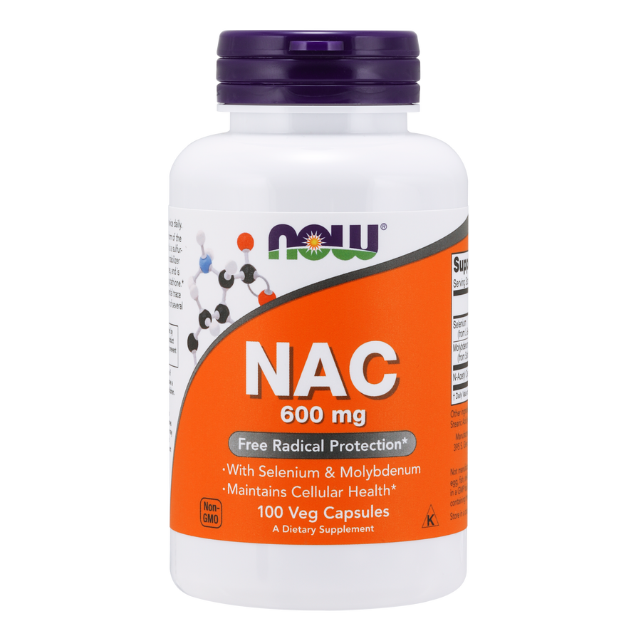 NAC N- Acetyl Cysteine 600 mg (100 Veg Caps) / NAC 600 mg