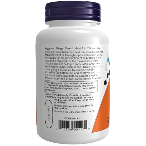 L-Lisina 1000 mg (100 Tabs) / L-Lysine 1000mg