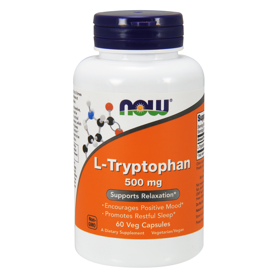 L-triptófano 500 mg /L-Tryptophan 500mg 60Veg Capsules