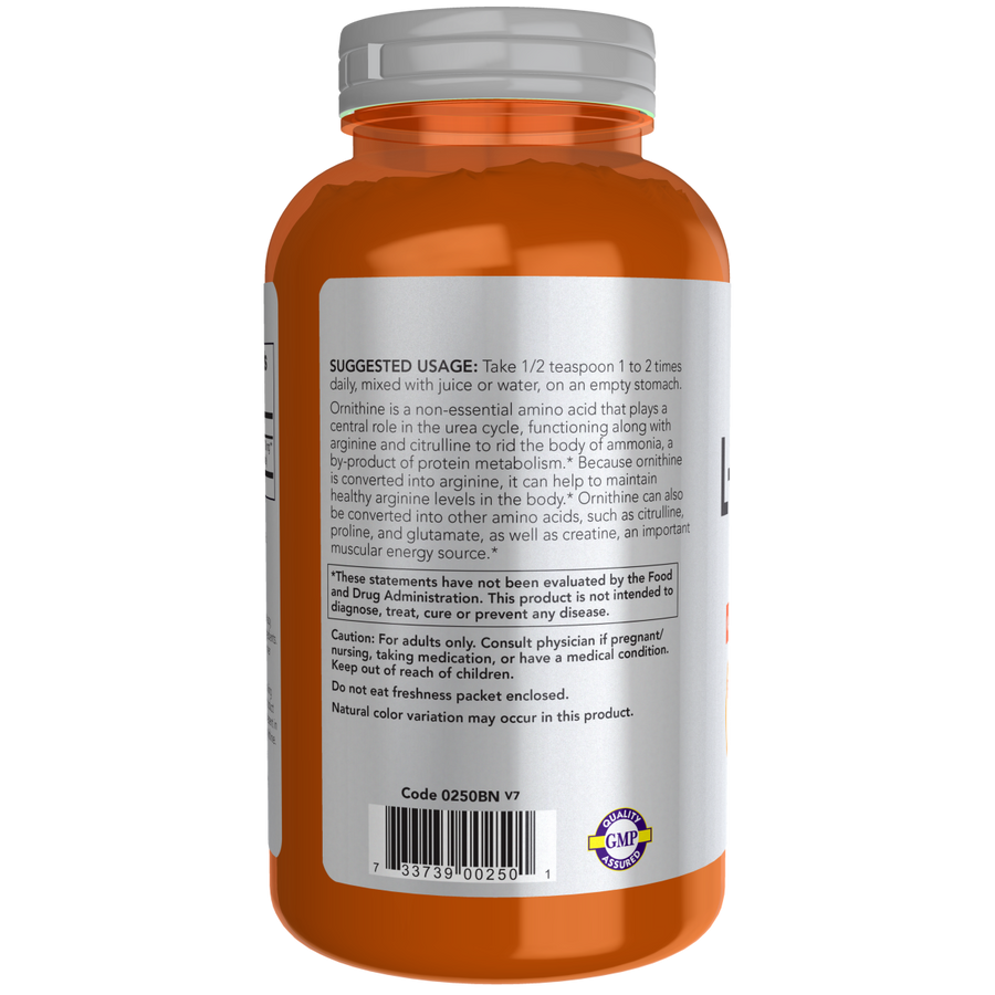 L-Ornitina 780mg en Polvo (8oz) /L- Ornithine Powder