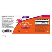 Vitamina D-3 2000 UI (30 Softgels)/ Vitamin D-3 2000 IU 30 caps gel.