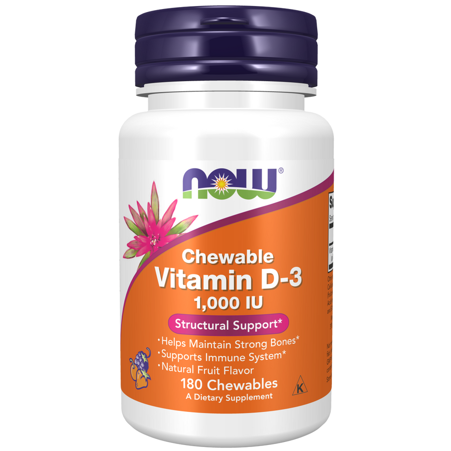 Vitamin D-3 1000 IU (180 Masticables)/ Chewables