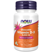 Vitamin D-3 5000 IU (120 Masticables) /Chewables