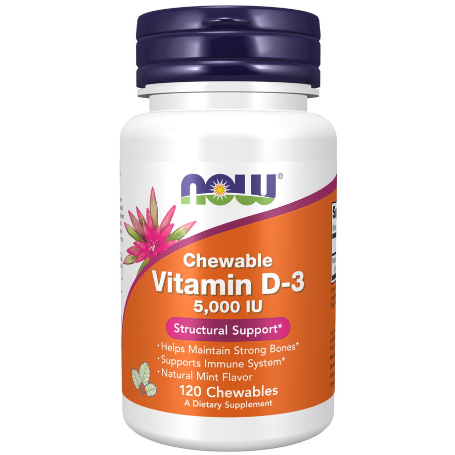 Vitamin D-3 5000 IU (120 Masticables) /Chewables
