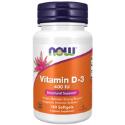 Vitamina D-3 400 IU (180 Softgels) / Vitamin D-3 400 IU