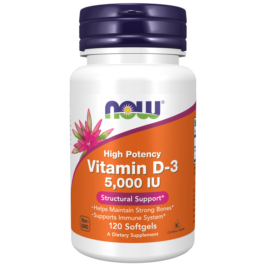 Vitamina D-3 5000 IU (120 softgels) / Vitamin D3 5000 IU