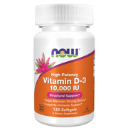 Vitamina D-3 10,000 UI (120 Softgels)/ Vitamin D-3 10,000 IU
