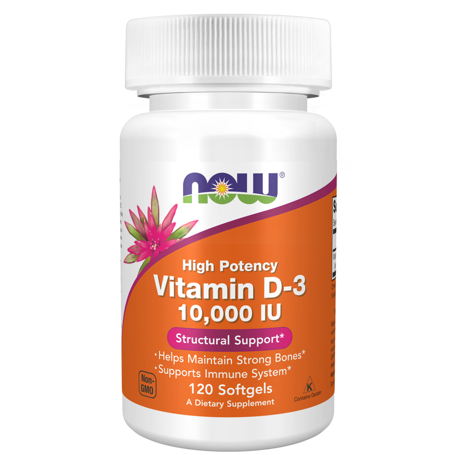 Vitamina D-3 10,000 UI (120 Softgels)/ Vitamin D-3 10,000 IU