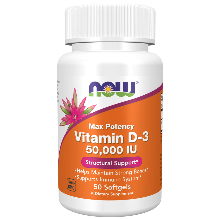 Vitamina D-3 50,000 UI (50 Softgels) / Vitamin D-3 50,000 IU