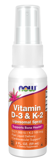 Aerosol liposomal de vitamina D-3 y K-2 2 oz (26ml)