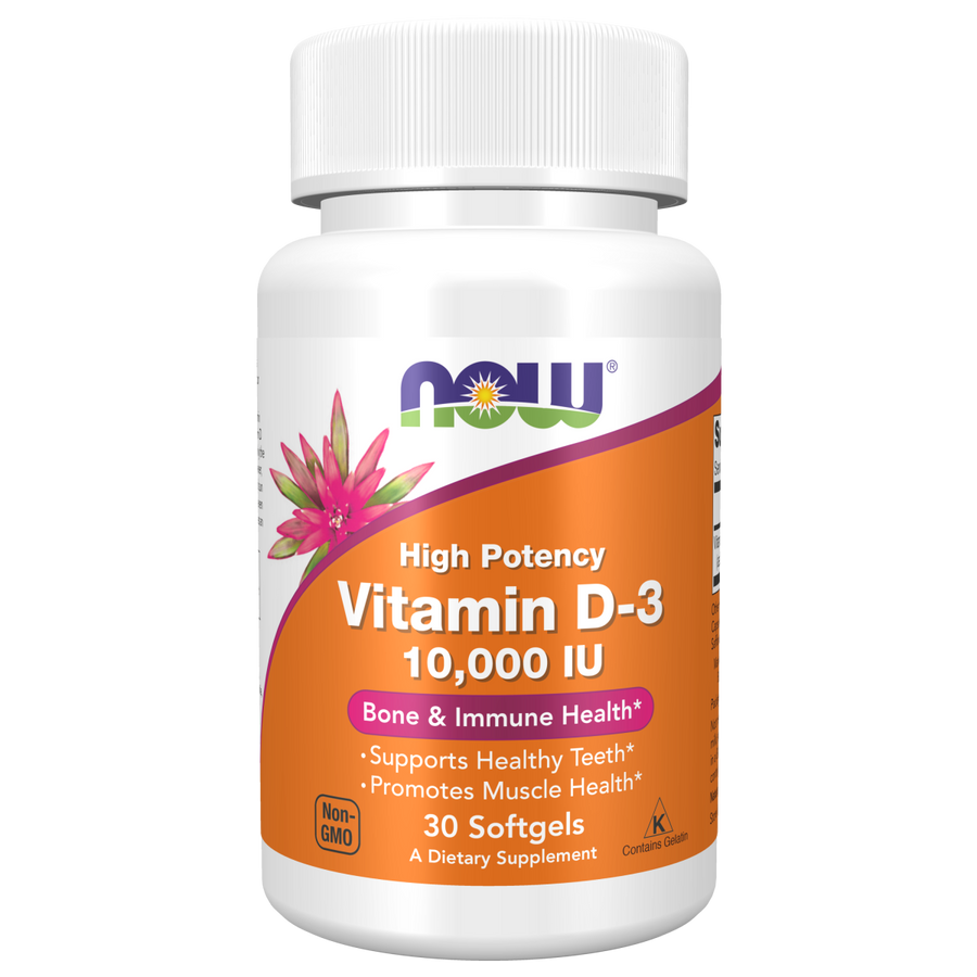 Vitamina D3 10,000 UI (30 softgels) / Vitamin D3 10,000 IU - 30 Softgels