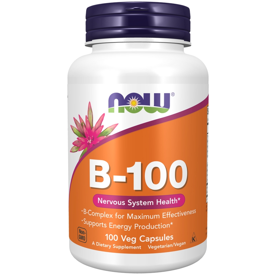Vitamina B-100 (100 Veg Caps)/ Vitamin B-100