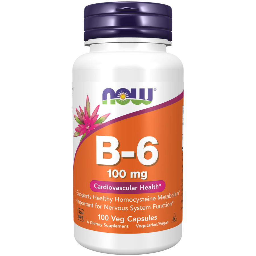 B- 6 100 mg (100 vegCaps)