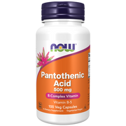 Ácido pantoténico  500 mg (100 Veg Caps)/ Pantothenic Acid 500 mg