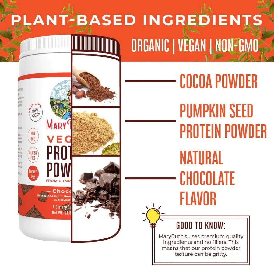 Polvo de Proteína Orgánica (420 g) / Protein Powder, Chocolate Fudge, Org, (14.8oz)