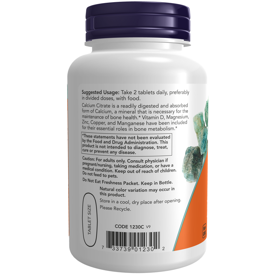 Calcio Citrate 600mg (100 tab) / Calcium Citrate