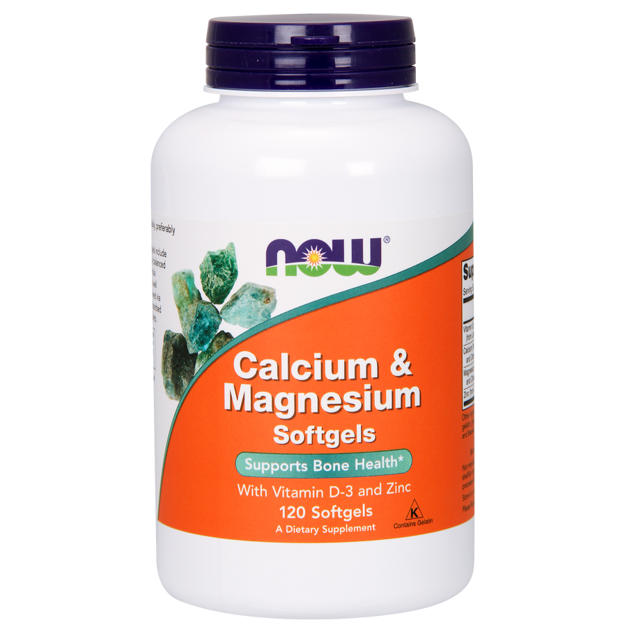 Calcio y Magnesio con Vitamina D3 & Zinc (120 SOFTGEL) / Calcium & Magnesium + D3