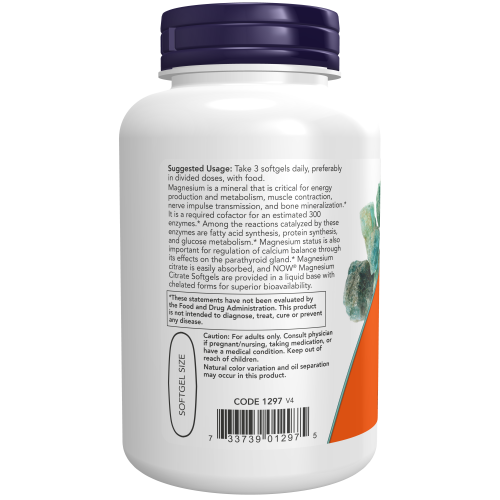 Citrato de Magnesio 400mg (90 softgels) /Magnesium Citrate (Softgels)