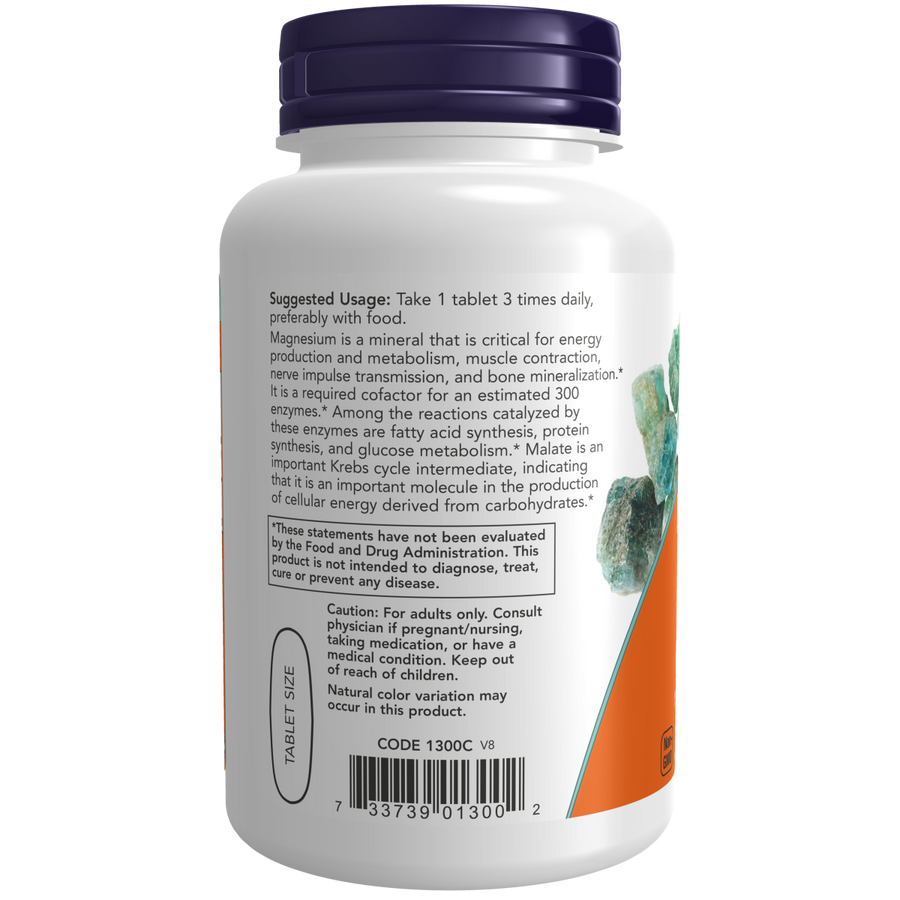 Malato de magnesio 1000 mg (180 TAB) /Magnesium Malate 1000 mg Tablets