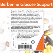 Berberina  Soporte de Glucosa (90 Softgels) / Berberine Glucose Support