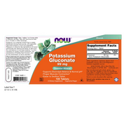 Potasio Gluconato 99 mg (100 Tab) / Potassium Gluconate 99 mg