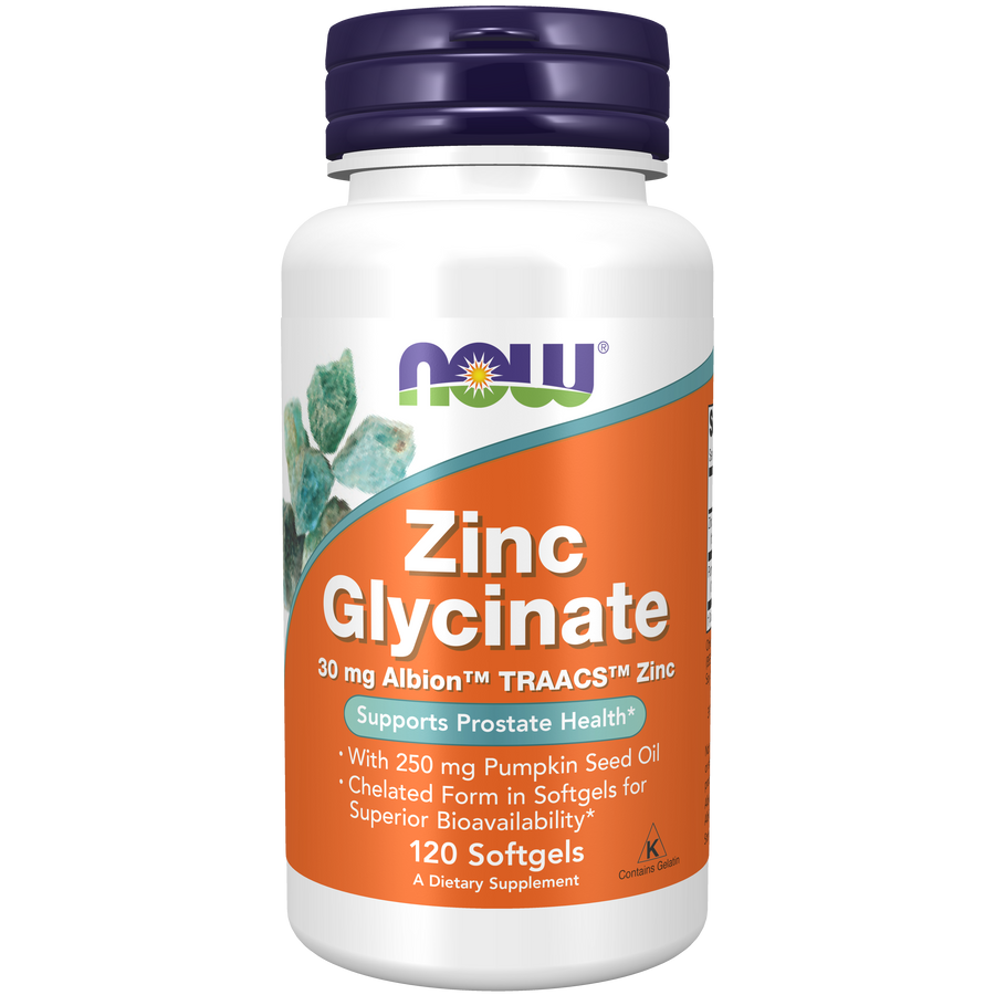 Zinc Glycinate 30mg (120 Softgels) zinc chelate