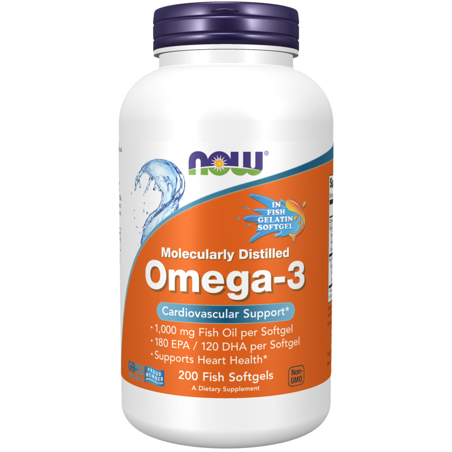 Omega-3, (200 cápsulas blandas de pescado) /Omega-3 (200 Fish Softgels)