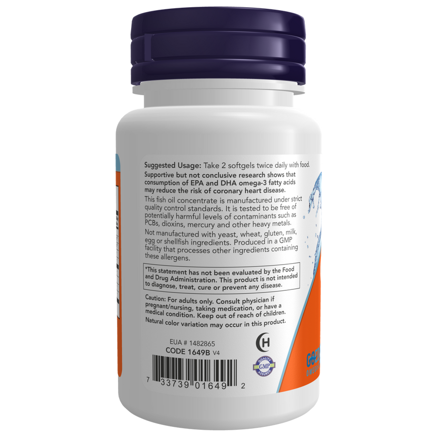 Omega-3 destilada molecularmente (30 Softgels) /Omega-3, Molecularly Distilled Softgels