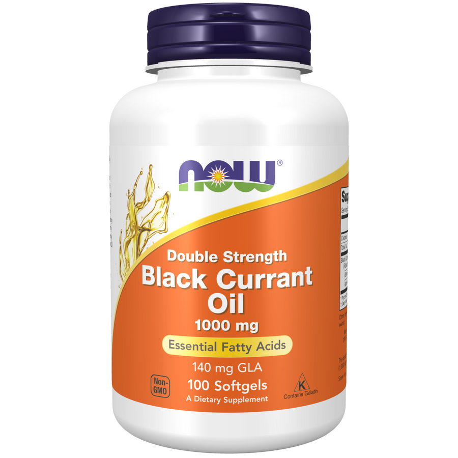 Aceite de Grosella Negra, Doble Fuerza 1000 mg (100 SFG) /Black Currant Oil, Double Strength 1000 mg Softgels