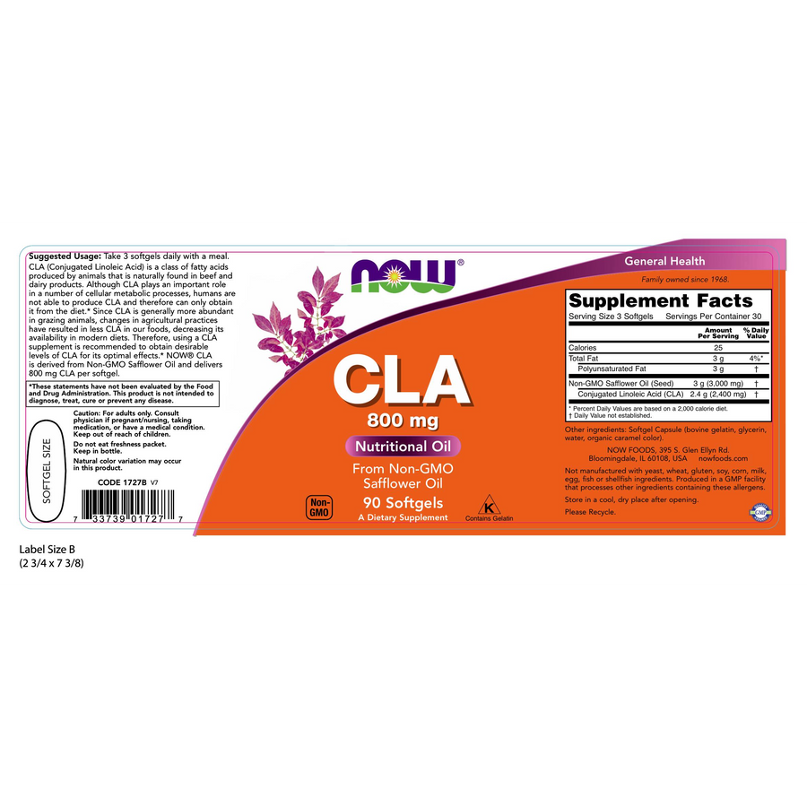 CLA 800 mg (90 Softgels)