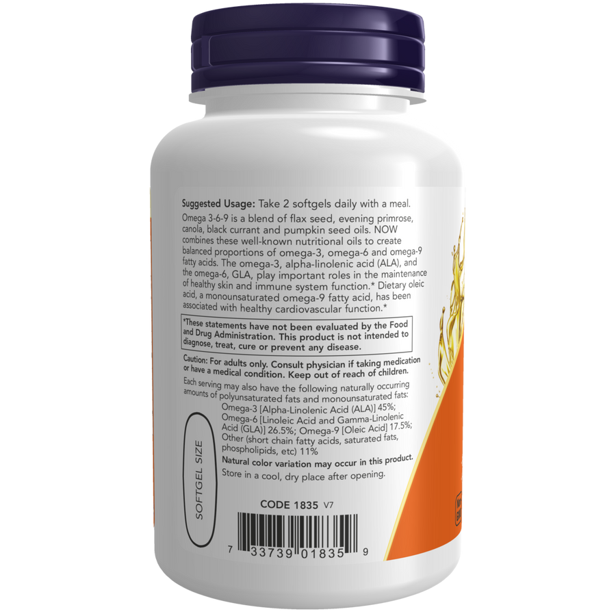 Omega 3-6-9 1000 mg (100 Softgels)