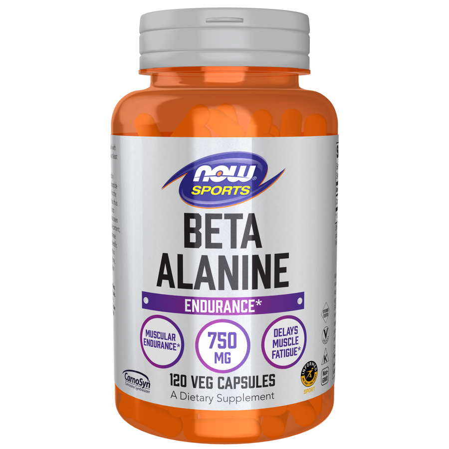 Beta-Alanina 750 mg (120 Veg Caps) /Beta-Alanine 750 mg